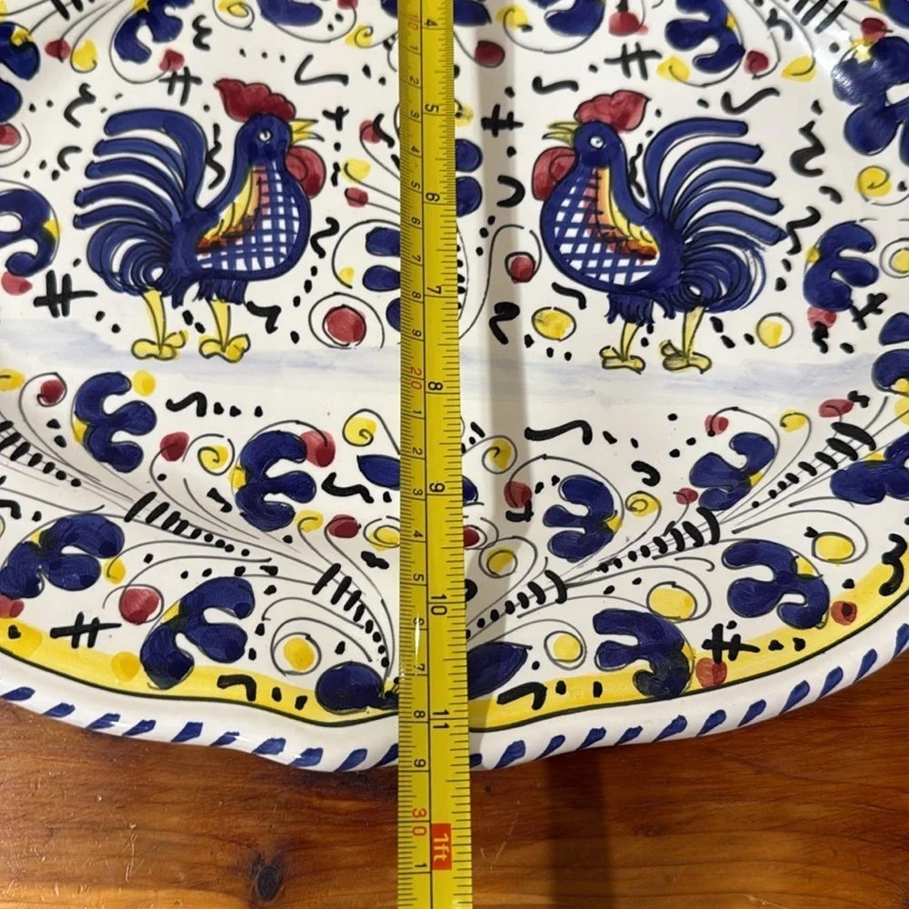Deruta Galletto Blue Yellow 15